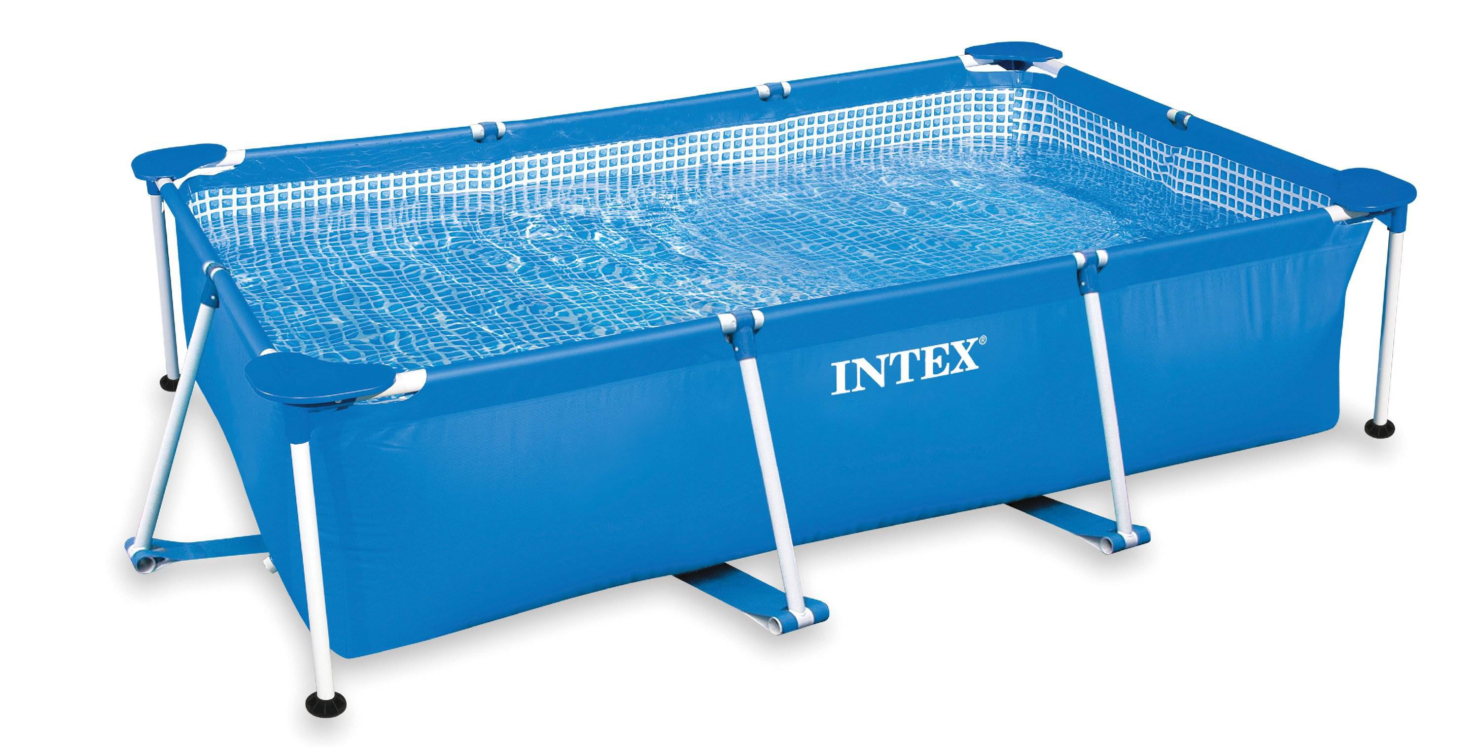 Intex Prool Cover for Rectangular Swimming Pool Blue 450 x 220 x 20 cm 