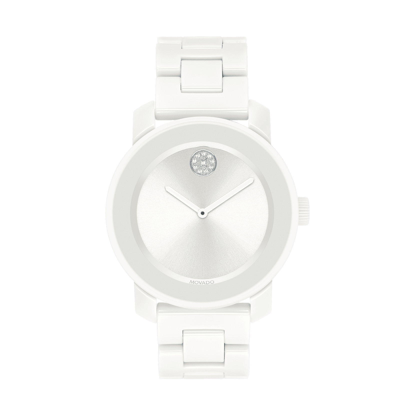 Brand New Movado Bold Unisex 36 mm Bold 3600153 outlet White