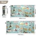 thumbnail image 4 of Coolnut Dog Beach Towel, Sand Free Super Absorbent Oversized Travel Towel with Mesh Bag for Beach, Camping, Swimming, Holiday, 31 x 71 Inch Washcloth Gift, 4 of 7