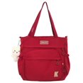 thumbnail image 1 of AMERTEER Backpack Durable Nylon Students Backpack Daily Leisure (Shoulder Bag Red), 1 of 5
