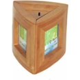 thumbnail image 1 of Bamboo54 1684 Cadre Photo Lisse Triple Set, Marron, 1 of 1