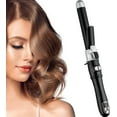 thumbnail image 3 of Rotating Curling Iron 1 Inch, Automatic Curling Wand, Professional Hair Curler with Long Barrel, 13 Adjustable Temps, 30s Instant Heat, 1H Auto Off, 110-240V Dual Voltage & Anti-Scald, 3 of 9