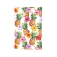 thumbnail image 6 of Wukai Hawaiian Pineappl Print Garden Flag 12.5x18 Inch Double Sided Sun-resistant Rain-resistant, Wrinkle-resistant Colorfast(Only Flag), 6 of 7