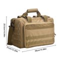 thumbnail image 3 of Bolsas de lona para rango de pistola, bolso táctico para rango de armas, bolsas de entrenamiento militar para armas, 3 of 9