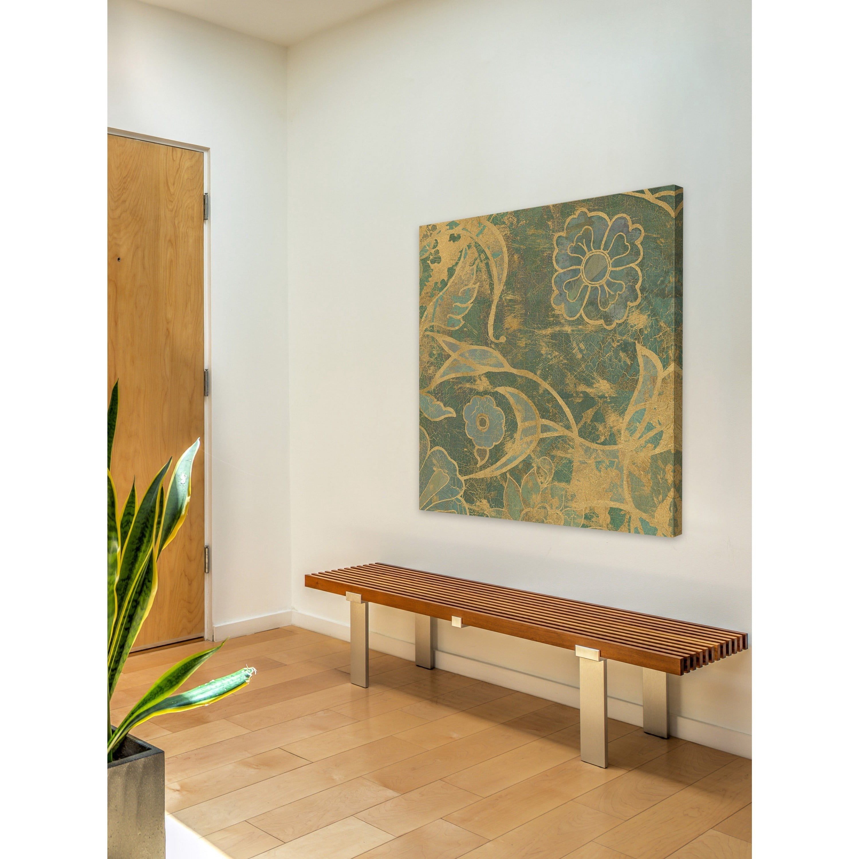 "Persian Tile I" Painting Print on Wrapped Canvas