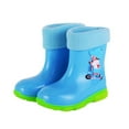 thumbnail image 4 of Otqutp Children Shoes Girls Single Shoes Bowknot First Shoes Buckle Strap Toddler Soft Bottom Breathable Princess Shoes 0-13 Years(Blue,9.5-10 Years), 4 of 5