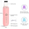 thumbnail image 6 of Skin Scrubber - Skin Spatula, Blackhead Remover Pore Cleaner with 4 Modes,Skin Care Tools, Comedones Extractor for Facial Deep Cleansing (Pink)- 2 Silicone Covers Included, 6 of 7