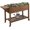 Brown, variant on Raised Garden Bed with 8 Grow Grids, Wooden Outdoor Plant Box Stand with Folding Side Table and Wheels, 49" x 21" x 34", for Vegetables, Flowers, Herbs, Brown