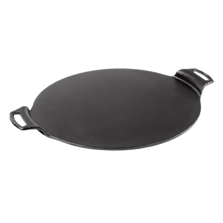 Lodge 15" Seasoned Cast Iron Pizza Pan Black: Round for Oven, Hand Wash, 9.97 lbs, Baking Pans & Stones