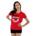 thumbnail image 3 of Wisconsin Wurst Meat Lovers Pun Funny Womens Slim Fit Graphic Tee Brisco Brands M, 3 of 5