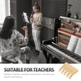 thumbnail image 3 of Yellow Plastic Music Staff Template Stencil for Drawing and Notation, and Easy to Use, 3 of 6