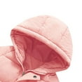 thumbnail image 5 of Hicidod Toddler Puffer Jacket Boys Girls Lightweight Winter Coat Cute Solid Color Windproof Padded Down Jackets Hooded Coats, 5 of 7