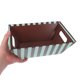 thumbnail image 5 of OHOIOLLA 2Ud Cestas De Resistentes Con Asas A Rayas Para Servir Aperitivos Y Snacks En Eventos, 5 of 8