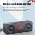 thumbnail image 3 of 2X Radio FM Portátil Inalámbrico Bluetooth 5.0 Altavoz Mini MP3 Reproductor de Música Soporte Tarjeta TF U Disco Carga USB Radio-B, 3 of 4