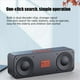 thumbnail image 3 of 2X Radio FM Portátil Inalámbrico Bluetooth 5.0 Altavoz Mini MP3 Reproductor de Música Soporte Tarjeta TF U Disco Carga USB Radio-B, 3 of 4