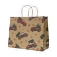 thumbnail image 3 of Christmas Large Kraft Gift Bags 12 Pack, 3 of 5
