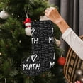 thumbnail image 5 of Sikiie I love Math Christmas Stockings,18 Inches Christmas Stockings Xmas Hanging Stockings for Family Christmas Decorations & Gifts, 5 of 7