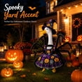 thumbnail image 5 of Porch Goose Halloween Outfit for 23 Inch Goose Statue, Witch Hat Dress with Fuzzy Spider Legs, Pumpkin Spiderweb Goose Clothes, Funny Yard Lawn Patio Decor, 5 of 5