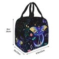 thumbnail image 5 of Moon Moths Lunch Box for Women Men Insulated Lunch Bag Women Cute Lunch Bags for Women Adults Cooler Tote Bag for Work Picnic Gifts, 5 of 5