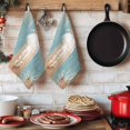 thumbnail image 6 of Coastal Jellyfish Kitchen Towels Set of 3, Summer Coral Ocean Vintage Wood Absorbent Dish Towels for Kitchen, Microfiber Hand Towel, Quick Drying Tea Towel for Cleaning Decorative Dishcloths, 6 of 7