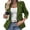 Green, variant on Blazer Jackets For Women Lapel Button Down V Neck Floral Print Cropped Cardigan Casual Business Office Wear With Pockets (XXL, Green)