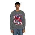 thumbnail image 5 of America Flag Cowboy Skull Unisex Heavy Blend™ Crewneck Sweatshirt, 5 of 9