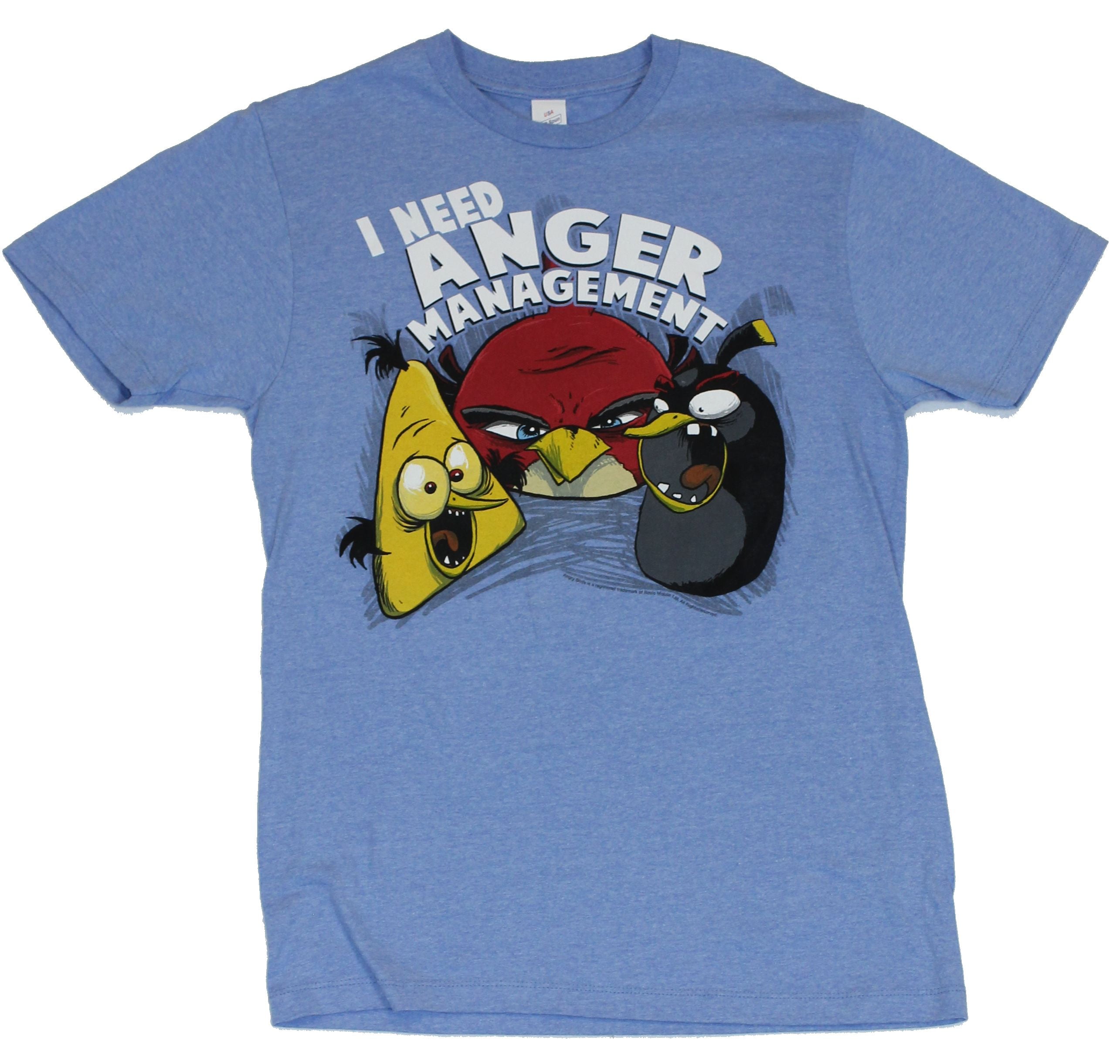 ANGER ISSUES ANGRY BIRDS Baseball Style T-Shirt Age 5-6 Kids Angry Bird Shirt Boys' Clothing (2 