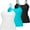 Black&Blue&Whi, variant on Sociala Women Cotton Camisole Shelf Bra Cami Adjustable Spaghetti Strap Tank Top 3-Pack