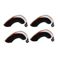 thumbnail image 1 of 4Pcs/Set Mesh Golf Club Head Cover Hybrid UT Headcover with Number Tag Replacement, 1 of 8