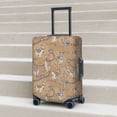 thumbnail image 2 of Lsque Cactus Alpaca Printed Luggage Cover, Travel Luggage Protector,Scratch and Dirt Resistant, Fits 18-32 Inch Luggage - X-Large, 2 of 9