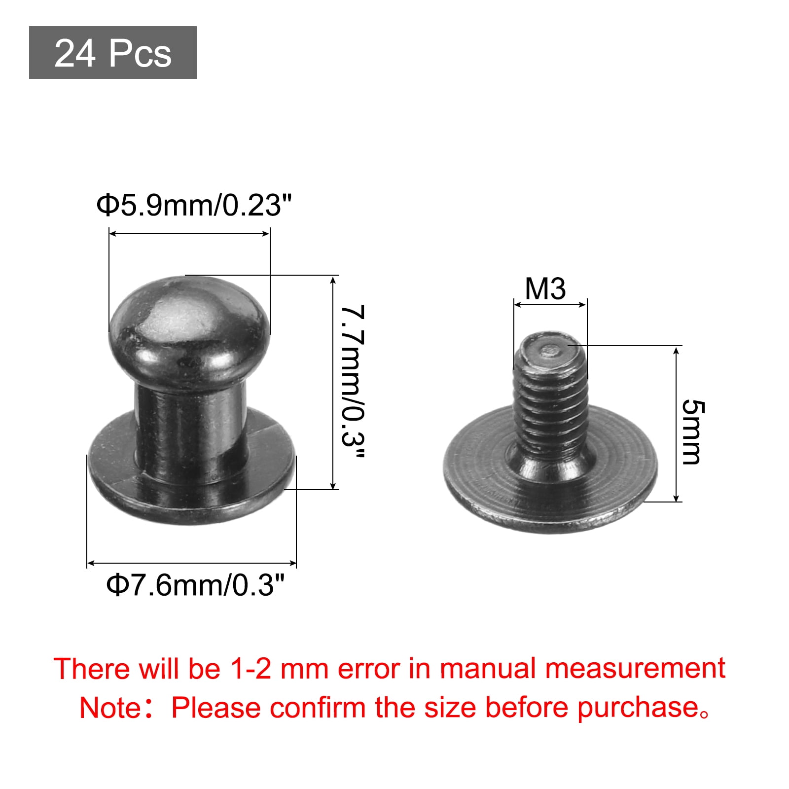 Unique Bargains Mini Round Knobs Small Drawer Pulls for Cabinets 0.23" x 0.3" Gray