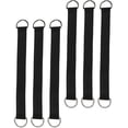 thumbnail image 1 of 6 piezas de perchas para cinturón de conexión de columpio, accesorios de cuerda para colgar en el árbol, correas de hamaca, suministros para exteriores, cordón, 1 of 6