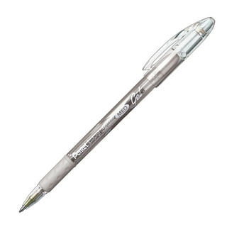 MARTCOLOR White Gel Pens Set 6 Pack 0.8mm Fine Point Pens Gel Ink