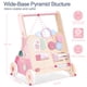thumbnail image 4 of PairPear - Caminante de madera para bebé, color rosa, 4 of 4
