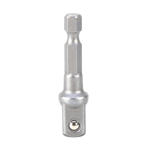 Adaptador de enchufe, adaptador de enchufe para taladro con vástago hexagonal de 1/4, adaptador de enchufe para taladro neumático, máxima comodidad
