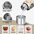 thumbnail image 3 of 20 Oz Dogs with Sunflowers Coffee Tumbler Double Wall Insulated Stainless Steel Water Bottle | Metal Reusable Thermoses Flask with Cup Cap | Leak & Sweat Proof with Anti-Dust Lid, 3 of 7