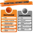 thumbnail image 3 of Baloncesto Puxinargo Silent, tamaño 7 (29,5 cm), espuma naranja, 3 of 9