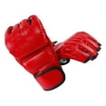 thumbnail image 1 of Gants de Boxe, Gants MMA Unisexes Demi-Doigt Gants de Boxe Unisexes Confort Ultime, 1 of 9