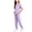 Z02 Purple, variant on Kogui Summer Clothes for Teens Girls 2 Pieces Outfits Kids Crew Neck Short Sleeve Tops and Pants Set with Pockets Size 9-10 (AG,9-10 Years)