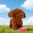thumbnail image 3 of Wuffy Robot Dog Toy - Barking, Walking, Licking Pet with Remote Control Leash & Voice Mimic for Pretend Play ,Interactive Walking Plush Puppy Toy Dog, Cute Gift, 3 of 5