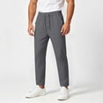 thumbnail image 4 of CHEEREAM Active Pants For Mens Lightweight Drawstring Elastic Waist Drawstring Athletic Trousers with Pocket Slim Fit Sports Running Casual, 4 of 6