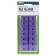 Ezy Dose Weekly AM/PM Pill Planner, Easy Twice a Day Access to Daily Medication