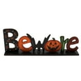 thumbnail image 1 of Advancent Decoración de de madera Festival de calabaza de Halloween Signo decorativo Placas Accesorios Suministros para manualidades con soporte Kits de decoración para fiestas Tipo 5, 1 of 6
