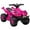Rose, variante sur Qaba Quad pour Enfants 6 V avec Musique, avant, pour Tout-Petits de 2 à 6 Ans, Rose