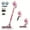 Pink Color, variant on Max 60Kpa Powerful Stick Vacuum, Up To 55Mins, Vacuum Cleaners For Home Anti-Tangled Lightweight Handheld For Hardwood Floor, Carpets, Pet Hair Includes Corded And Cordless Vacuum Cleaners