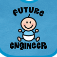 thumbnail image 4 of Inktastic Future Engineer Boys Baby Bib, 4 of 4