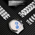 thumbnail image 5 of Para S-watch YCS YAS YGS IRONY Reloj de acero inoxidable Pulsera de metal de acero de precisión para hombre Cadena de reloj de boca convexa 17 19 20 21 mm, 5 of 5