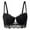 Black, variant on Sopiago Women's Bras Full Coverage Unlined Lace Sexy Plus Size Underwire Bra for Large Breasts Black,S