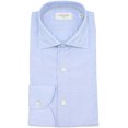 thumbnail image 1 of Tintoria Mattei 954 Chemise Habillée Régulière Bleue pour Homme - 44-17,5 (TG), 1 of 1