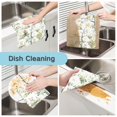 thumbnail image 2 of Yayeee 6 Pack Kitchen Dish Cloths Set for Washing Soft Drying Absorbent Microfiber Towels, Watercolor Forest Animals, 2 of 9